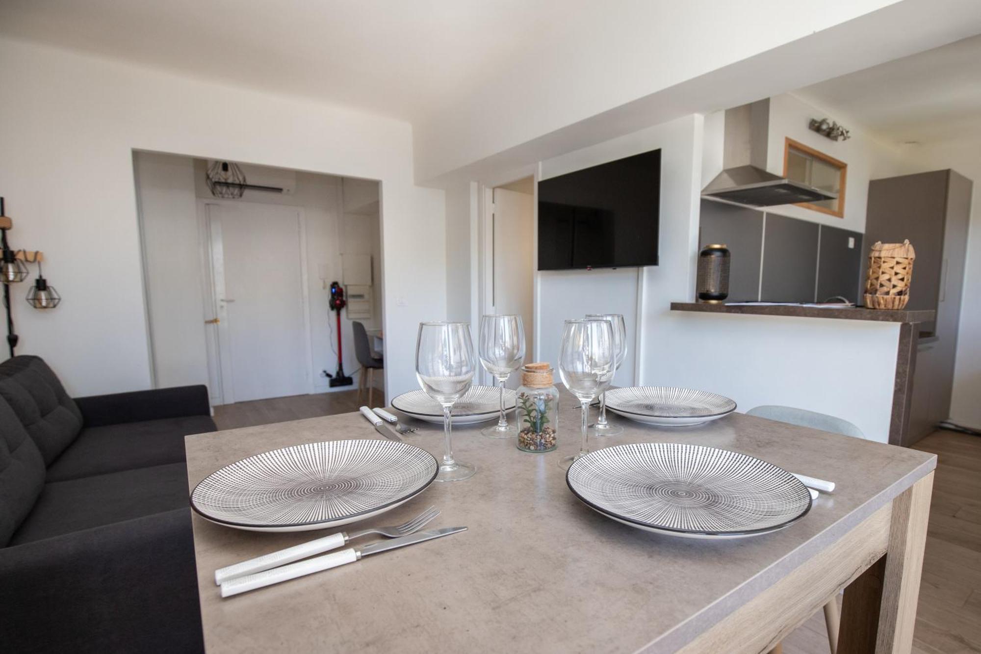 La Chic Riviera - Clim - Wifi - Croisette Appartement Cannes Buitenkant foto